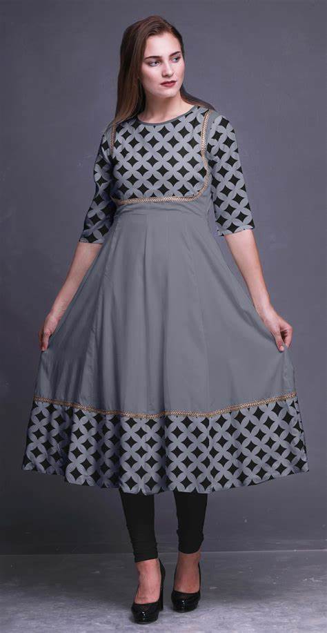 Floral Print Kurta